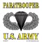 U.S. Army Paratrooper Sticker 3-1/4&#x22;X3-1/2&#x22;